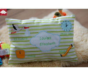 Stickdatei - ITH Kissen Willkommen Baby